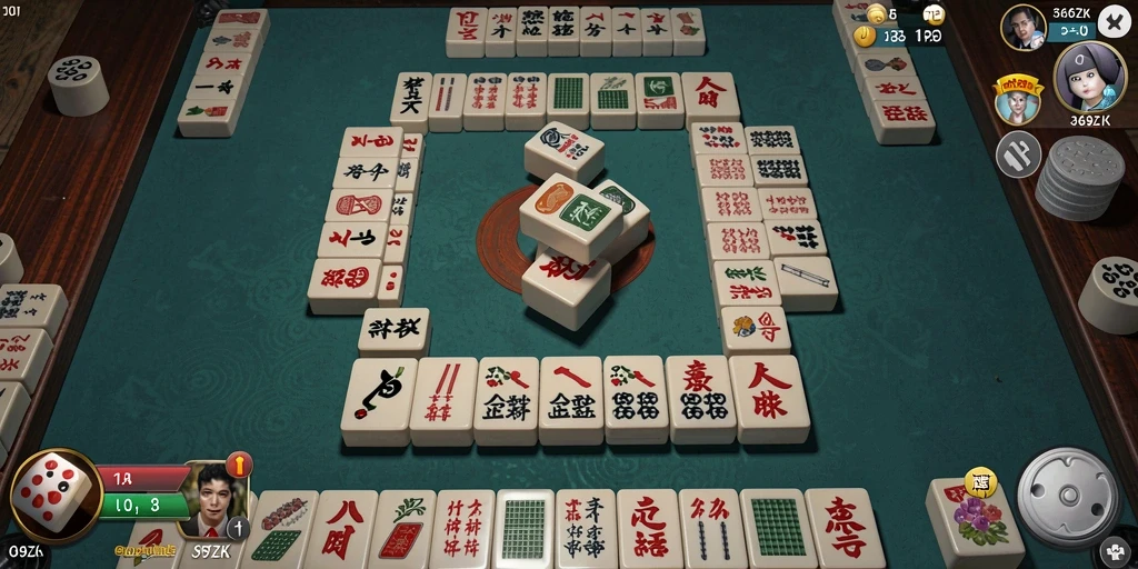 Tampilan gameplay Mahjong yang menyenangkan di 369ZK.