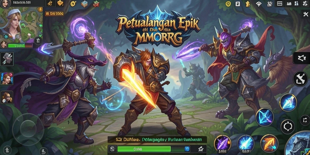 Screenshot gameplay 5ZK menampilkan aksi pertempuran yang intens dan grafis luar biasa.