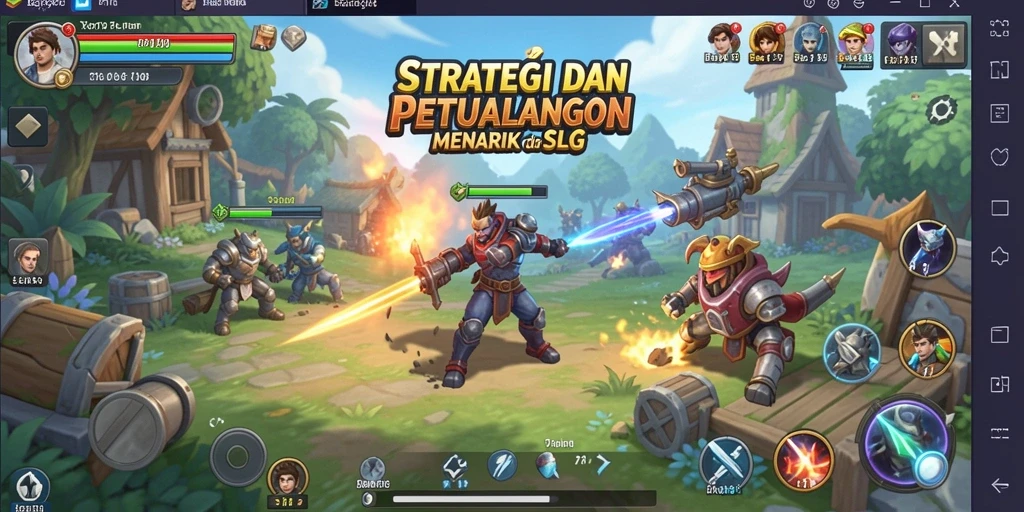 Tampilan gameplay 71H yang menawan dengan aksi strategi.