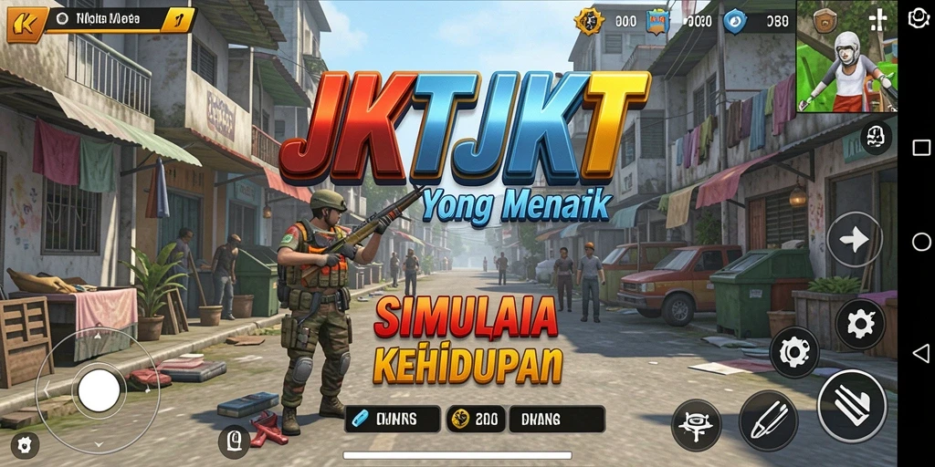 Tampilan gameplay menarik di JKTJKT dengan interaksi yang dinamis.