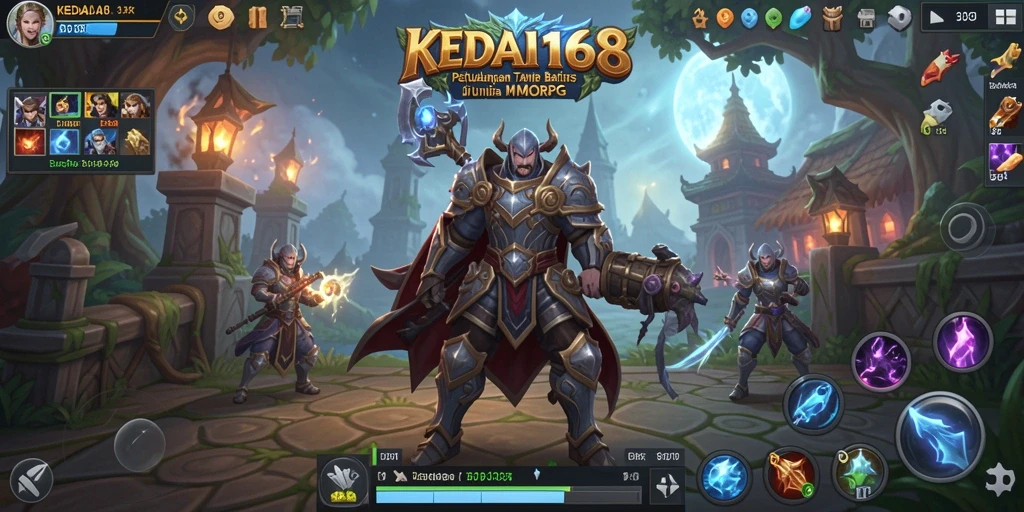 Gameplay seru dalam KEDAI168 dengan petualangan MMORPG yang mendebarkan.