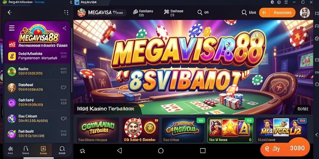 Gameplay menampilkan mesin slot yang menegangkan dan grafis berkualitas tinggi.