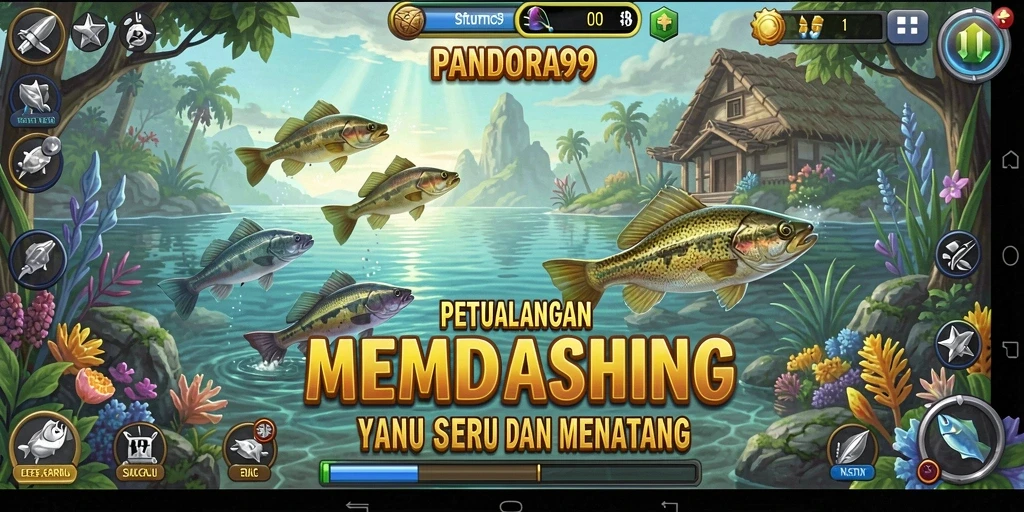 Tangkapan ikan menakjubkan dalam PANDORA99 saat memancing.