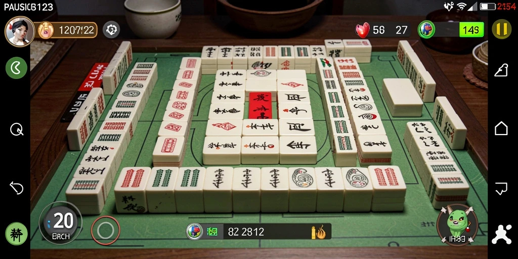 Tampilan menarik saat bermain Mahjong di PAUS123 dengan grafis yang memukau.