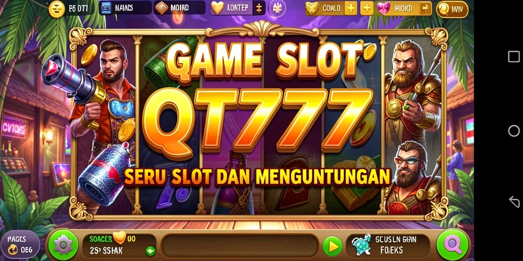 Gameplay QT777 yang penuh warna dan menyenangkan.