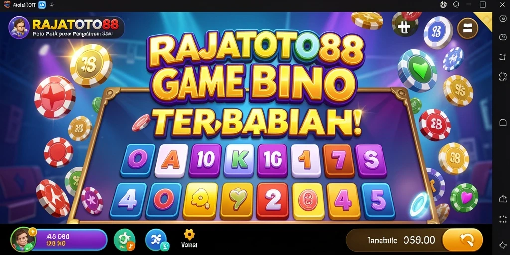 Tampilan gameplay seru dari RAJATOTO88 yang penuh dengan tantangan Bingo.