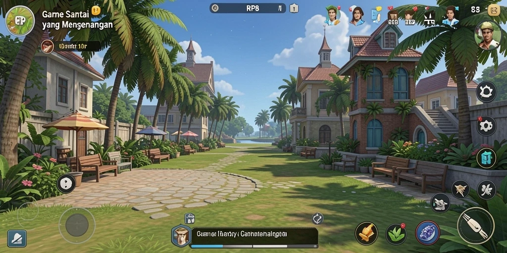 Tampilan gameplay <strong>RP8</strong> yang penuh warna dan menyenangkan.