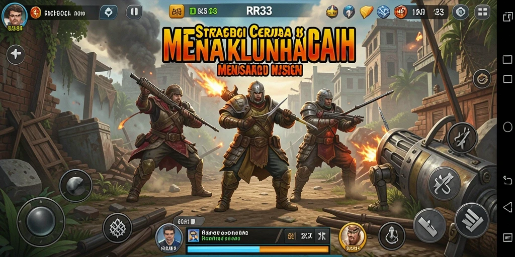 Tampilan gameplay RR33 yang menegangkan dan penuh strategi.