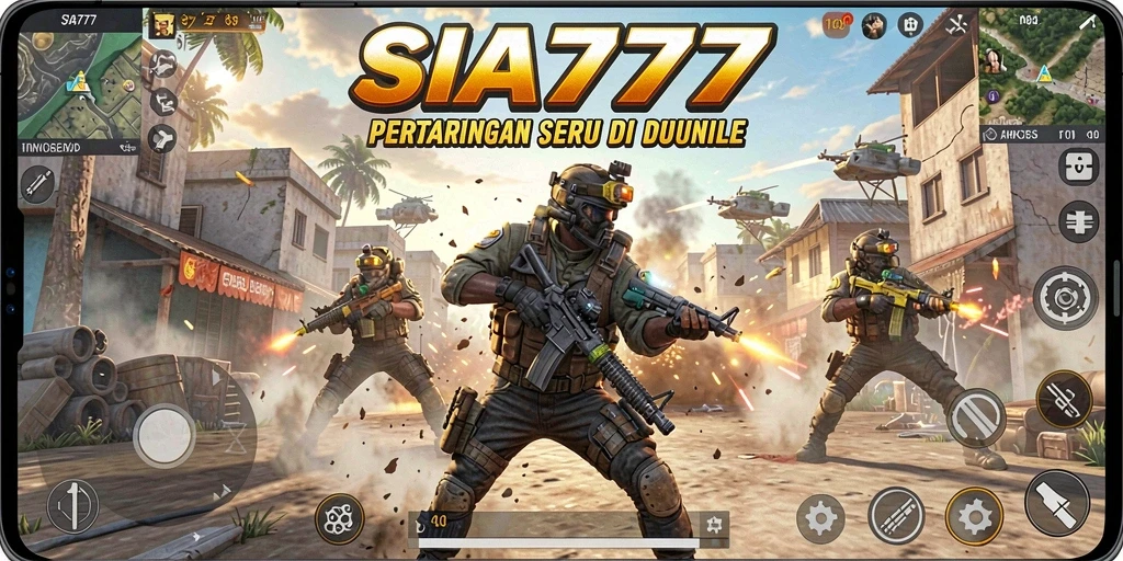 Tangkapan layar gameplay Battle Royale yang menegangkan di SIA777.
