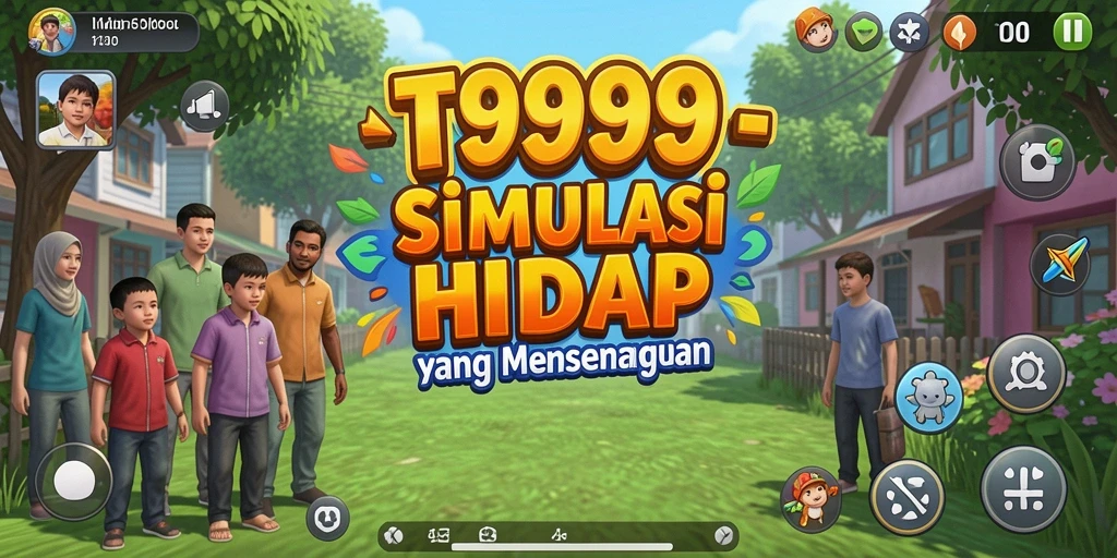 Tampilan gameplay T9999 yang menarik dan interaktif.