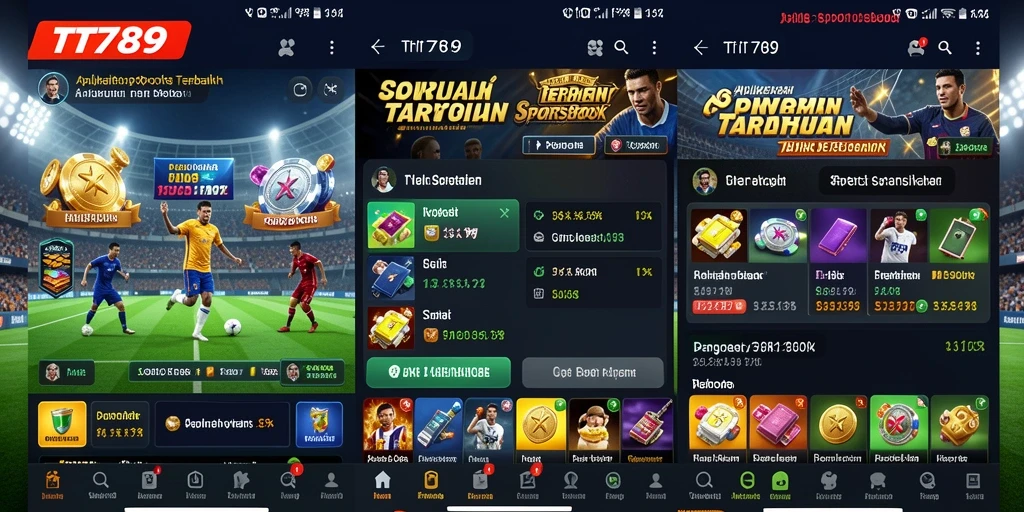 Tampilan gameplay Sportsbook yang menarik dan interaktif di TT789.